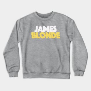 James Blonde Classic Logo Merch Crewneck Sweatshirt